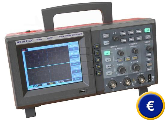 Osciloscopio de laboratorio PCE-UT 2152C
