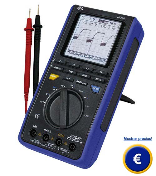 Osciloscopio de mano PCE-UT 81B