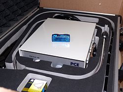 Este mini registrador de datos puede utilizarse en transportes de mercancias.