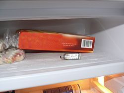 Este modelo de mini registrador puede utilizarse para controlar la refrigeración de una cámara.