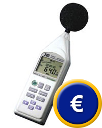 El registrador LEQ-SL-1353 con memoria de datos y software