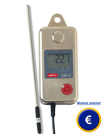 Registrador de temperatura multicanal EBI 2T - 3 con 2 ... 4  canales