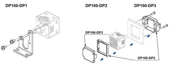 Componentes adicionales para el regulador de presión DP100
