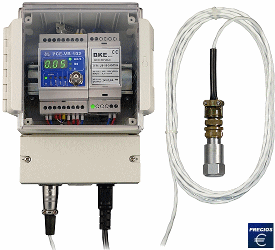sensor de vibraciones PCE-VB 102