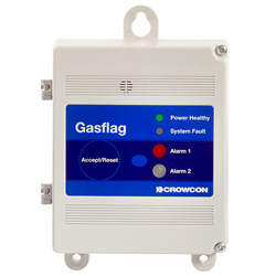 La instalacin de deteccin de gas Gasflag ampliable con los sensores de gas