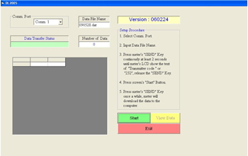 Paquete de software opcional para el vibrmetro PCE-VT 204.