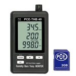 Contenido del envo del termohigrometro y barometro registrador PCE-THB 40