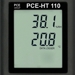 Termogrfo de temperatura y humedad con pantalla
