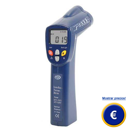 Term�metro infrarrojo PCE-880.