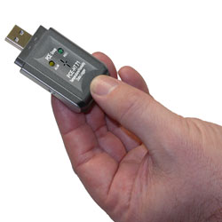 Imagen de las dimensiones del term�metro USB PCE-HT 71