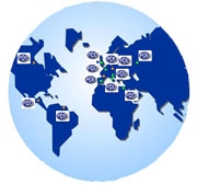 Delegaciones de PCE Group en todo el mundo.