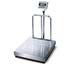 Balanzas comerciales verificadas serie DB2 XL con rango hasta 600 kg, resolución desde 100 g, cómputo de piezas, dimensiones plataforma 600x830 mm