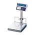 Balanzas comerciales verificadas serie EB-S / EB-L con gran plataforma de serie con rango pesado hasta 150 kg, resolución desde 10 g, rango dual, pantalla triple