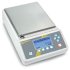 Balanzas de precisión serie PKP con rango de pesaje hasta 24.100 g, resolución desde 0,001 g, RS-232, gráficos en pantalla, fuente alimentación