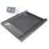 Plataformas de pesaje serie NFB con rango hasta 1.500 kg, resolución desde 200 g, superficie de pesaje 1200 x 1200 mm, verificación clase M III
