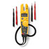 Detectores de corriente FLUKE T5-600 / FLUKE T5-1000 hasta 100 A AC, tecnología OpenJaw, tensión, resistencia y probador de continuidad