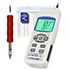 Logger de datos PCE-228M para alimentos, tarjeta de memoria SD, medición del valor pH y la temperatura