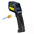 Medidores climatológicos PCE-780 para temperatura, humedad y temperatura del punto de rocío, alarma óptica, retroiluminación