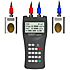Medidores de flujo por ultrasonidos PCE-TDS 100H por método de diferencia de ejecución, hasta 30 m/s