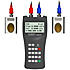 Medidores de flujo por ultrasonidos PCE-TDS 100H por mtodo de diferencia de ejecucin, hasta 30 m/s