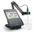 Medidores de pH de bolsillo edge HI 20X0-20 para la medición del pH, conductividad y oxígeno disuelto, delgado y ligero, electrodos digitales, 2 puertos USB