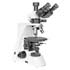 Microscopios para ciencia MPO-401 trinoculares con polarización, 40-1000 aumentos, iluminación halógena con dimmer