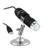 Microscopios USB con hasta 1600 aumentos, resolución 1600 x 1200, iluminación LED, software, soporte