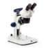 Microscopios BioBlue binoculares, inclinado 30º, rotativo sobre a 360º, con 4 objetivos, 40-1000 aumentos