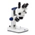 Microscopios StereoBlue Zoom exius Zoom trinoculares, zoom de 6,7x a 45x, doble iluminación LED, intensidad regulable