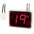 Medidores de temperatura PCE-G1 para medir la humedad relativa y la temperatura, con una gran pantalla, alcance visual hasta 50 m