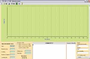 El software para la balanza dosificadora puede realizar una representacin del proceso en forma de diagrama (x-t).