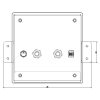 Montaje en panel para la balanza dosificadora serie KSBN S