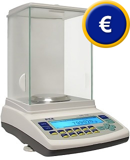 Balanza de laboratorio PCE-AB 200 (0 ... 100 g / 0,0001 g)