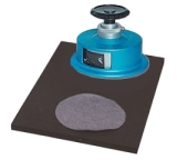 Balanza para papel: cortador de muestras para cortar muestras redondas con exactitud.
