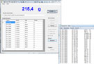 Software pc para la balanza de análisis XA82/220/2X
