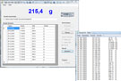 software de la balanza de acero inoxidable resistente al agua calibrada de acero inoxidable para la transmisin de datos, por ejemplo a EXCEL