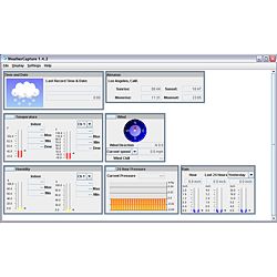 Software de análisis de la estación meteorológica inalámbrica DCF 4CastPC