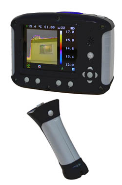 La cámara termográfica PCE-TC 2 se puede utilizar para el mantenimiento e inspección.