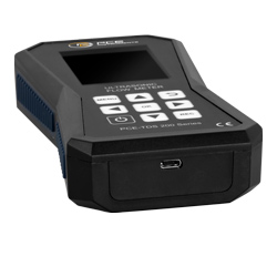 Interfaz USB-C del caudalmetro ultrasnico serie PCE-TDS 200