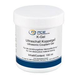 Gel de acoplamiento para altas temperaturas del caudalmetro ultrasnico serie PCE-TDS 200