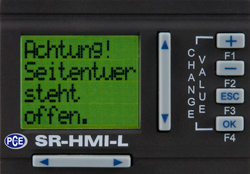 Pantalla LCD opcional para el conversor analogico - digital SR12-MRDC