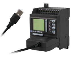 Conexión USB del conversor analógico - digital SR12-MRDC