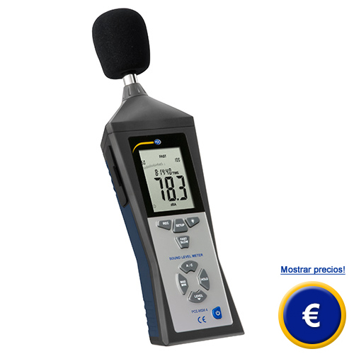Más información acerca del decibelímetro PCE-MSM 4