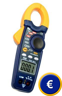 Detector de corriente PCE-DC4 hasta 1000 amperios.