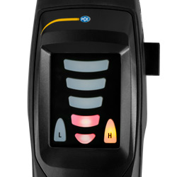 Pantalla LED del detector de fugas para gases combustibles