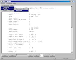 Software de transmisin y valoracin para el detector de humedad de papel FMD.