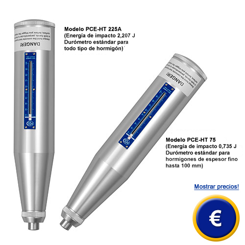 Ms informacin acerca del durmetro PCE-HT 225A / 75 en nuestra web