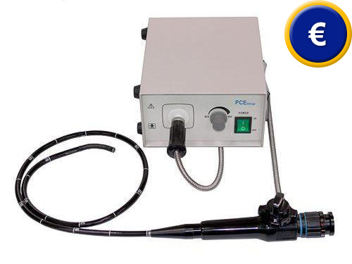 Endoscopio PCE-CLE 150 para realizar tareas de mantenimiento.