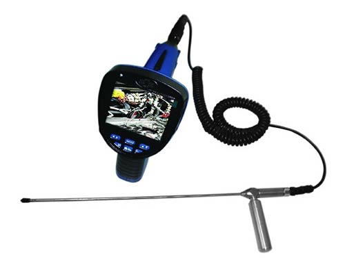 Imagen del display del endoscopio rigido con funcion video
