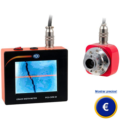Ms informacin acerca del fisurmetro PCE-CWM 20